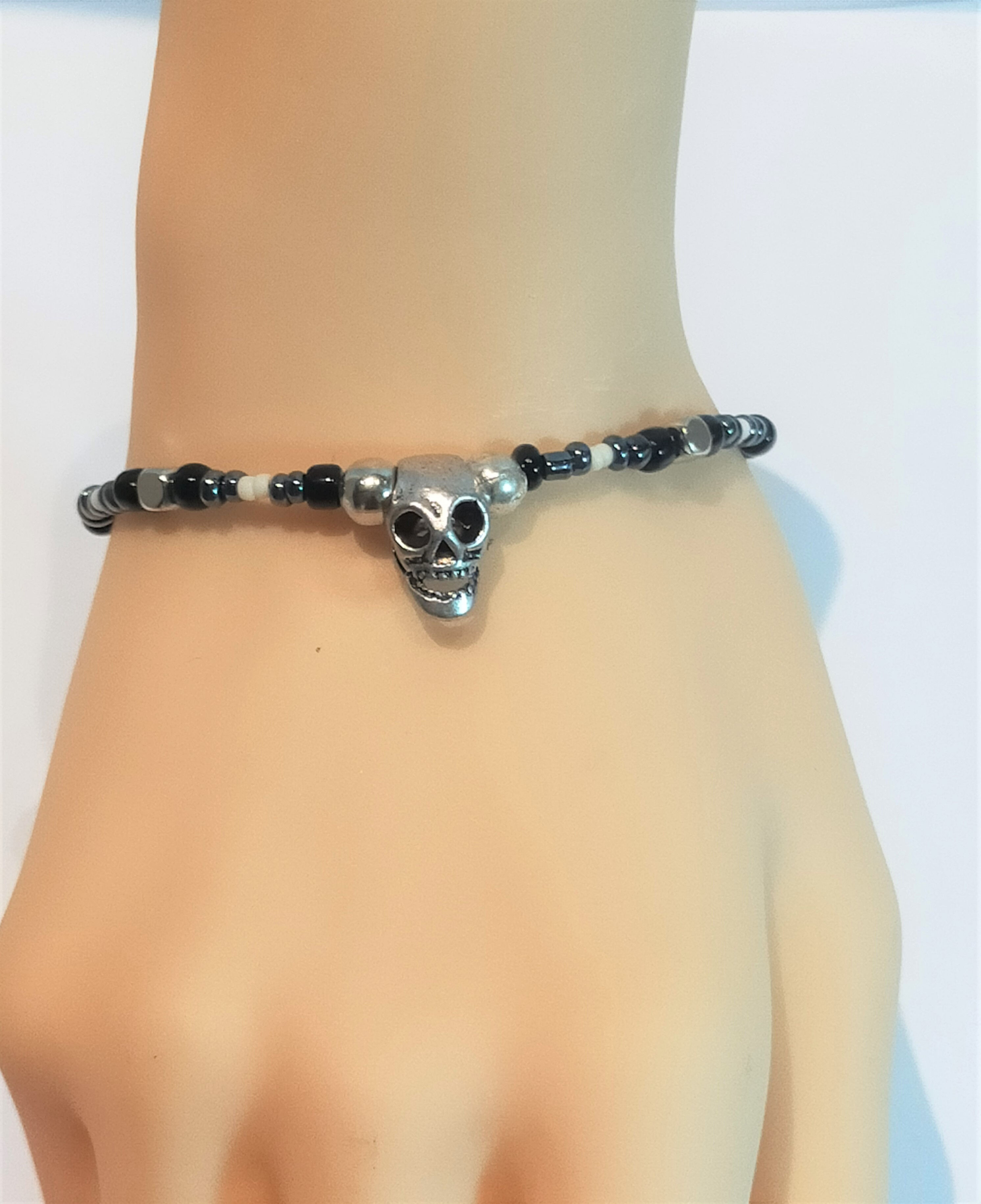 Bracelet PR tête de mort