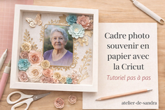 cadre photo Cricut
