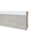 Thumbnail: MDF 3mm PVC plint wit voorgelakt RAL 9010