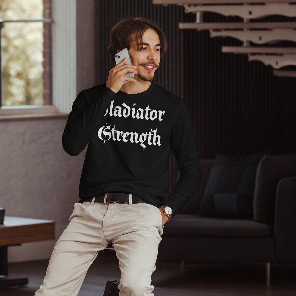 Thumbnail: Caffeinated and Battle Ready Long Sleeve Shirt