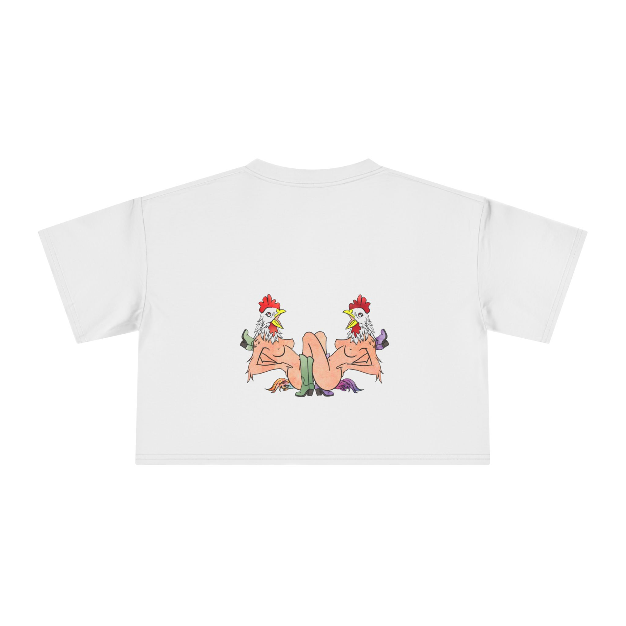 The Scissoring Sally’s, Short Sleeve Crop, Back Graphic