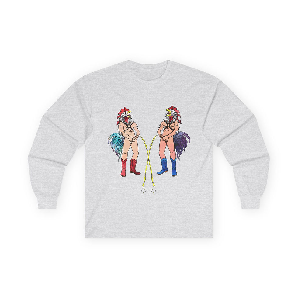 Thumbnail: Wyatt And Dwight Sword Fight Unisex Long Sleeve Shirt