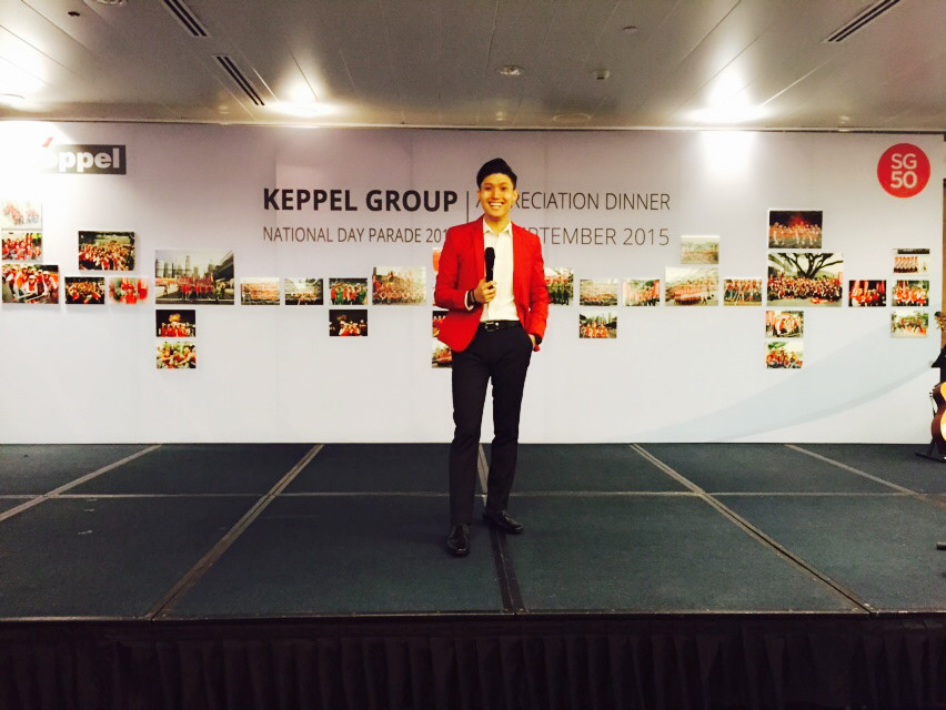 Emcee Singapore - Ainsley Chong, Keppel Group National Day Parade 2015 Appreciation Dinner