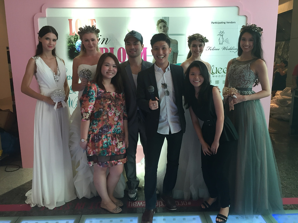 Emcee Singapore - Ainsley Chong, Love in Bloom Bridal Gown Runway Show