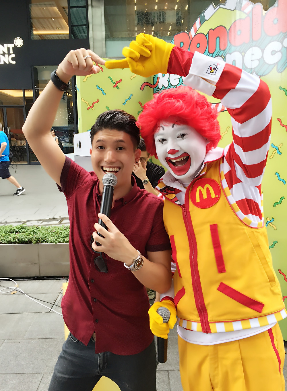 Emcee Singapore - Ainsley Chong, Ronald Reconnects