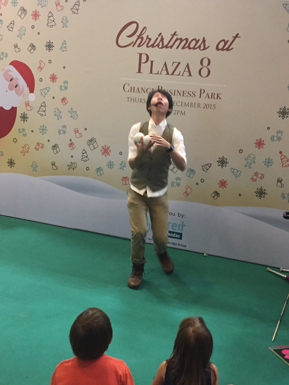Emcee Singapore - Ainsley Chong, Ascendas Christmas Bazaar