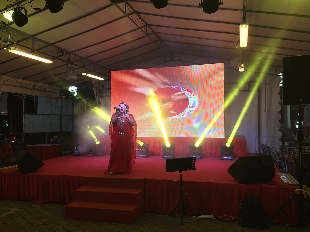 Emcee Singapore - Ainsley Chong, People's Association PAssionArts Festival Sing-along
