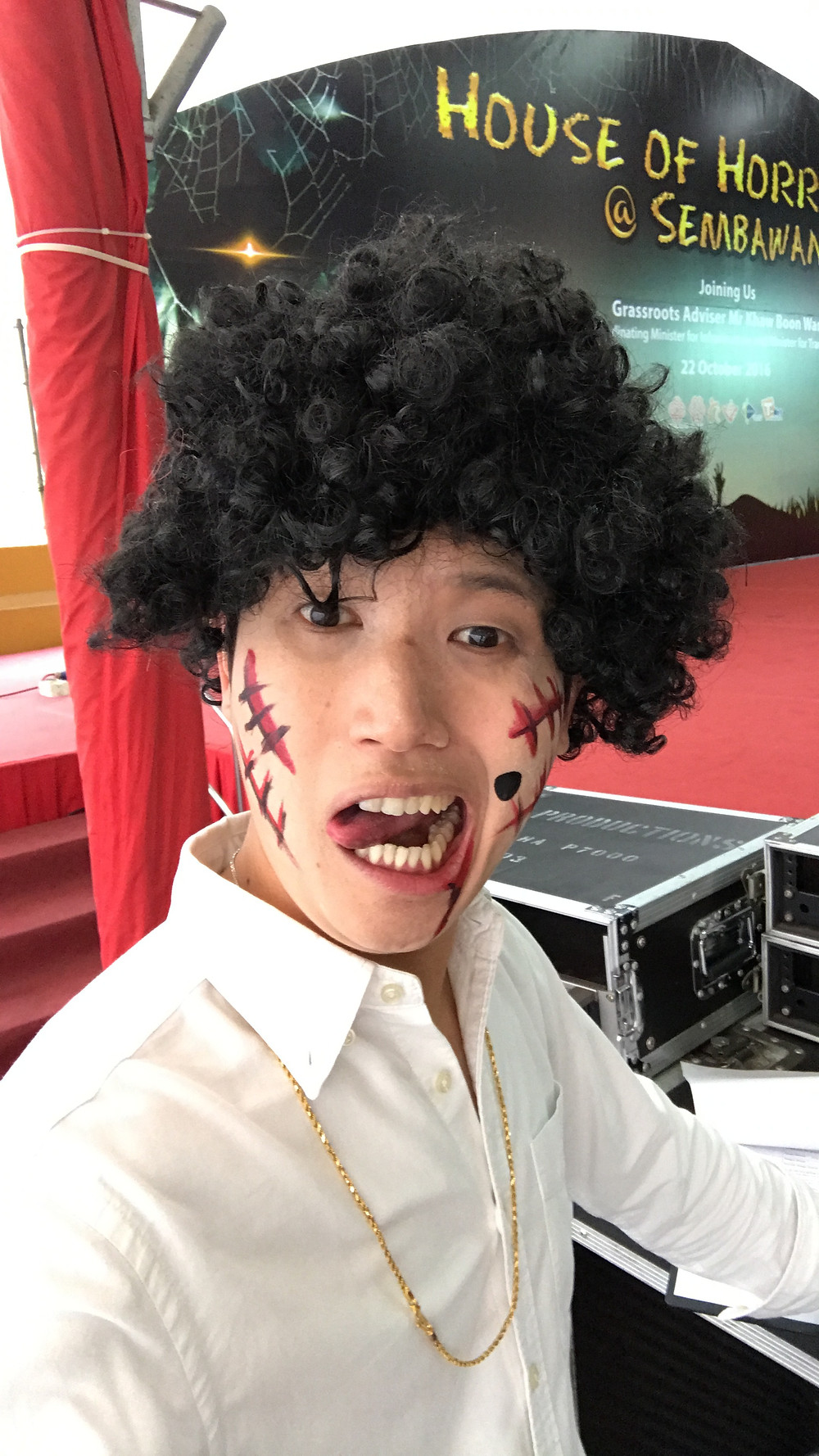 Singapore Emcee - Ainsley Chong, Sembawang CC House of Horrors 2 2
