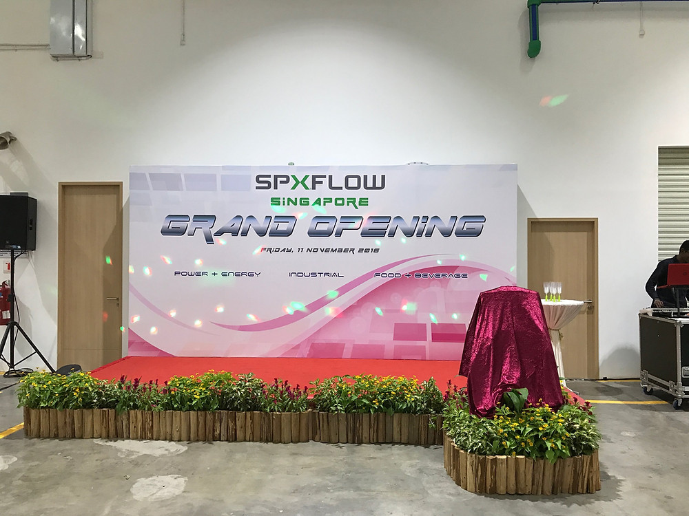 Emcee Singapore - Ainsley Chong, SPX Flow Office Opening 1