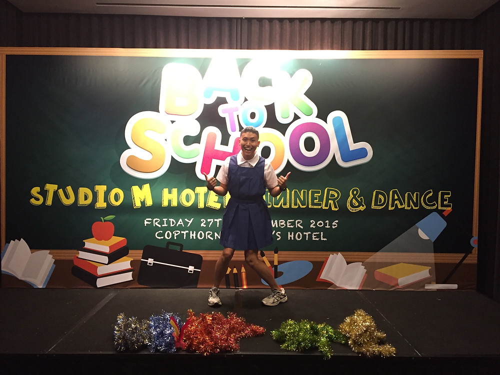 Emcee Singapore - Ainsley Chong, Studio M Dinner & Dance 2015