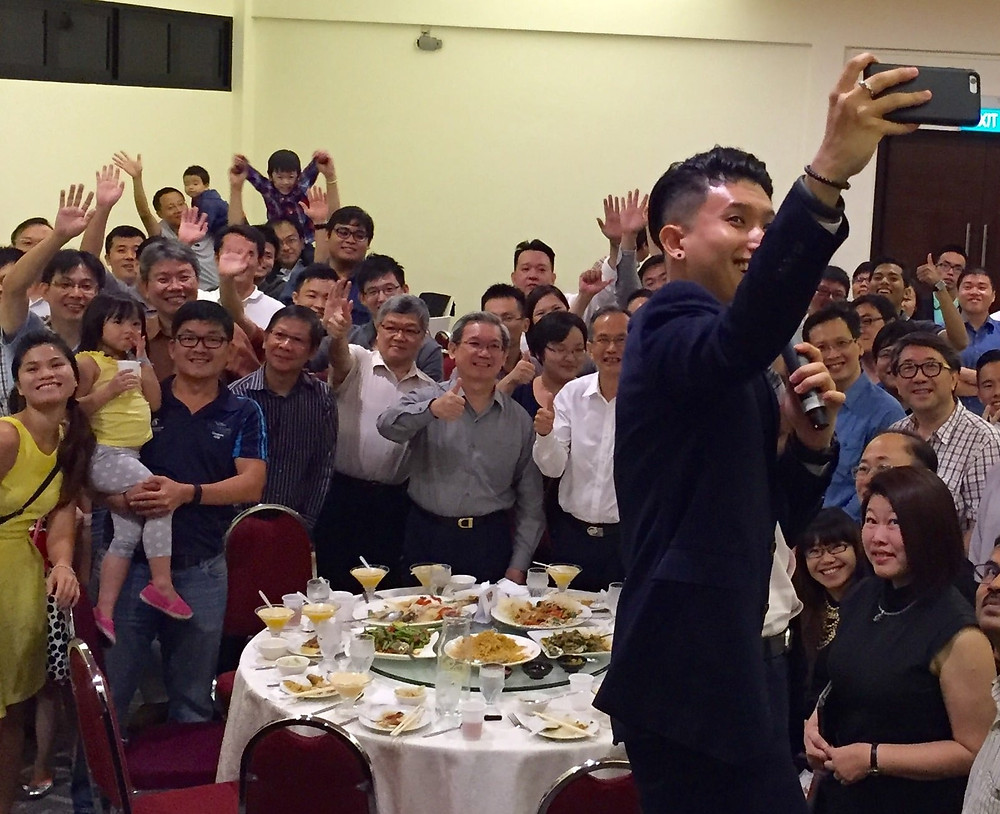 Emcee Singapore - Ainsley Chong, Ngee Ann Polythecnic MOT Alumni Homecoming cum 40th Anniversary Dinner