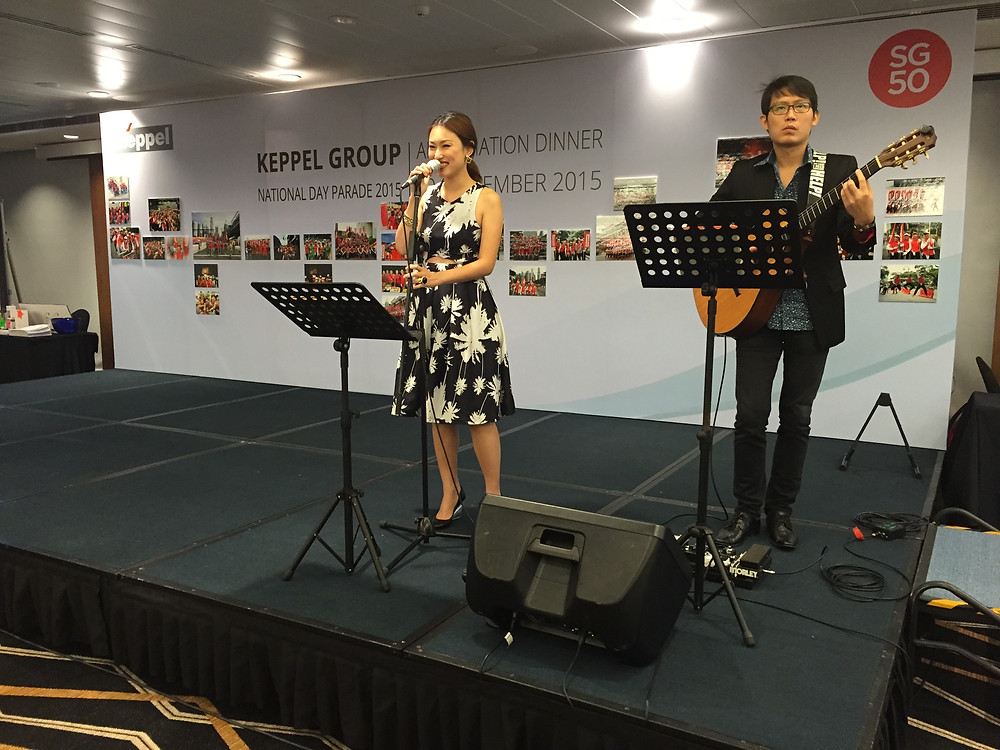 Emcee Singapore - Ainsley Chong, Keppel Group National Day Parade 2015 Appreciation Dinner