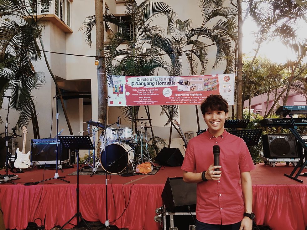 Emcee Singapore - Ainsley Chong, People's Association PAssionArts Circle of Life Art