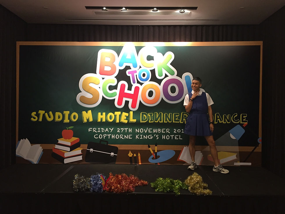 Emcee Singapore - Ainsley Chong, Studio M Dinner & Dance 2015