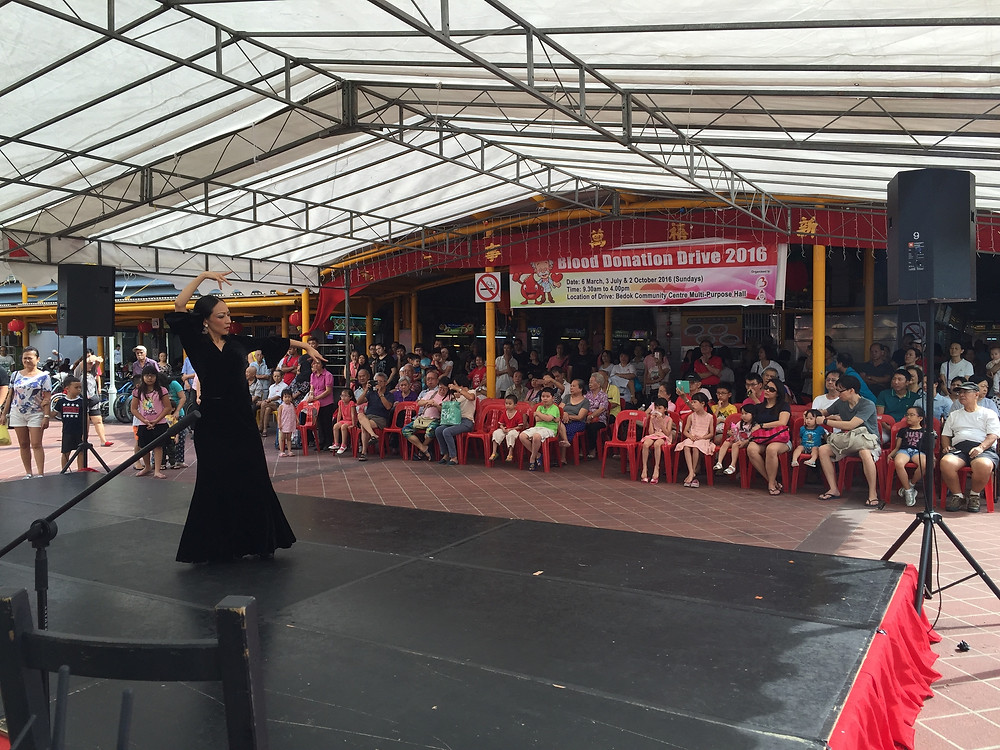 Emcee Singapore - Ainsley Chong, Bedok Kaleidoscope - Flamenco Sin Fronteras