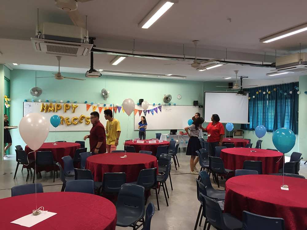 Emcee Singapore - Ainsley Chong, Junyuan Secondary School Teachers' Day Lunch 1