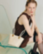 Thumbnail: MINI KLARA TOTE BAG Ivory