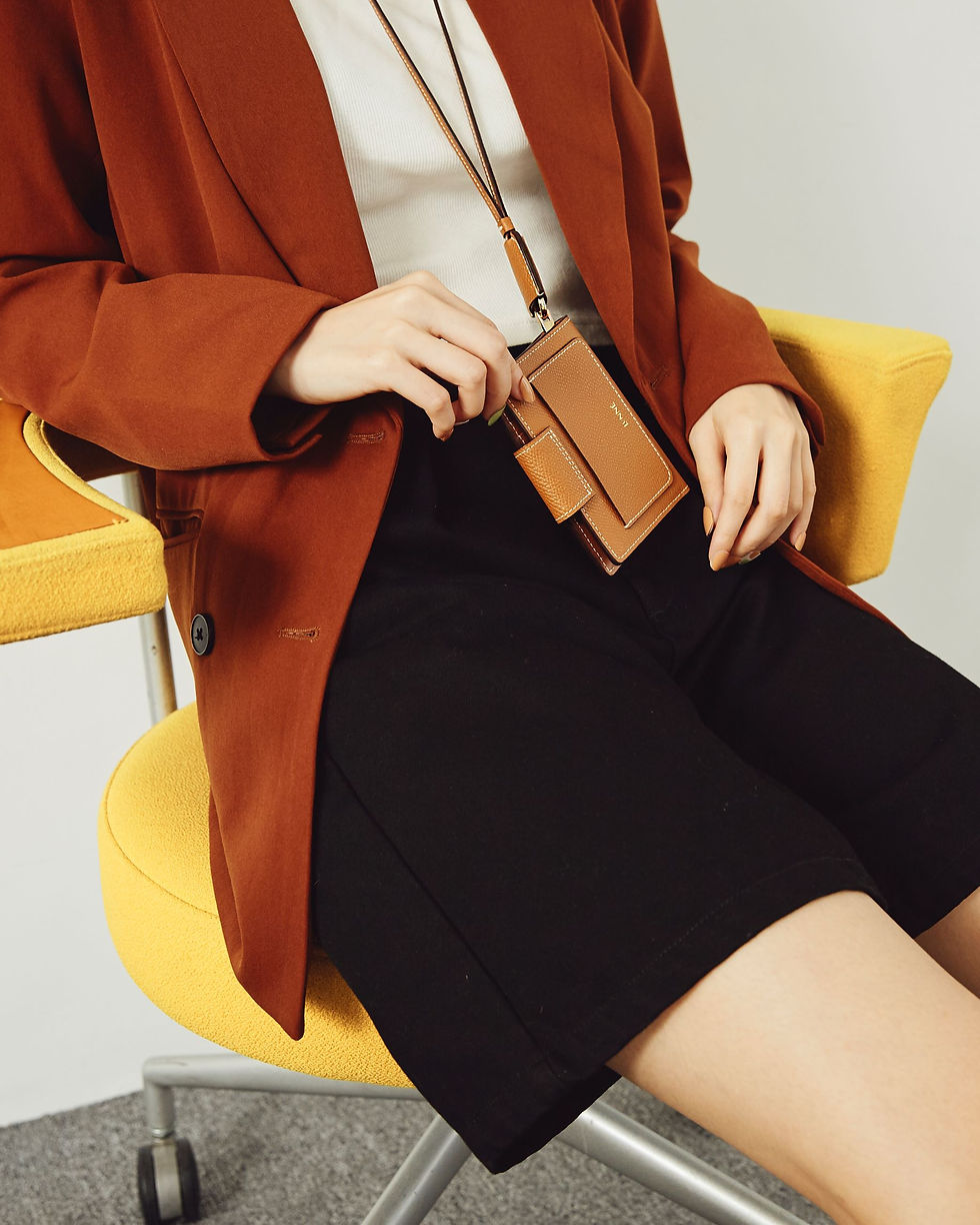 TATE MINI WALLET PECAN