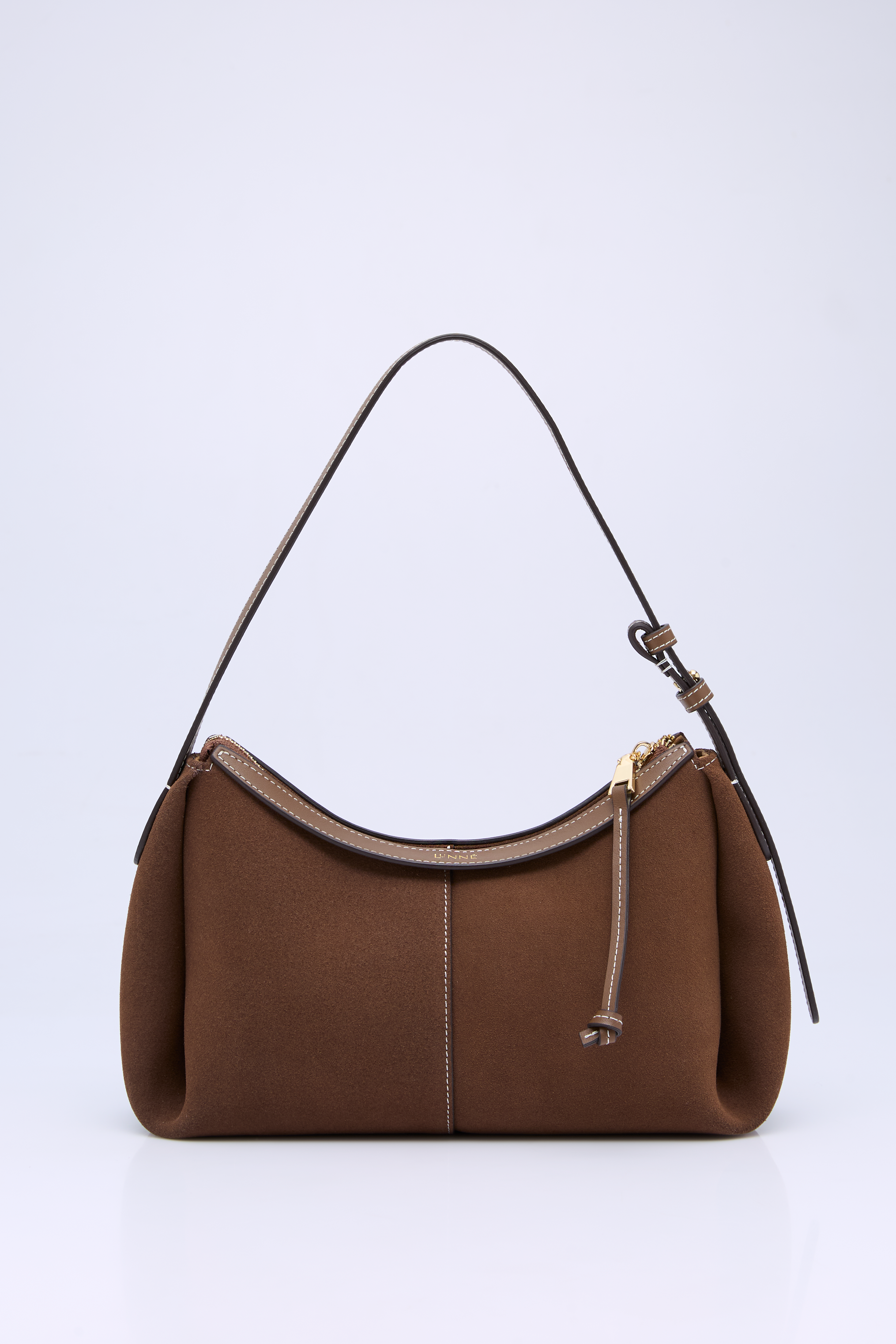 KITH SHOULDER BAG Suede-Dark Chocolate