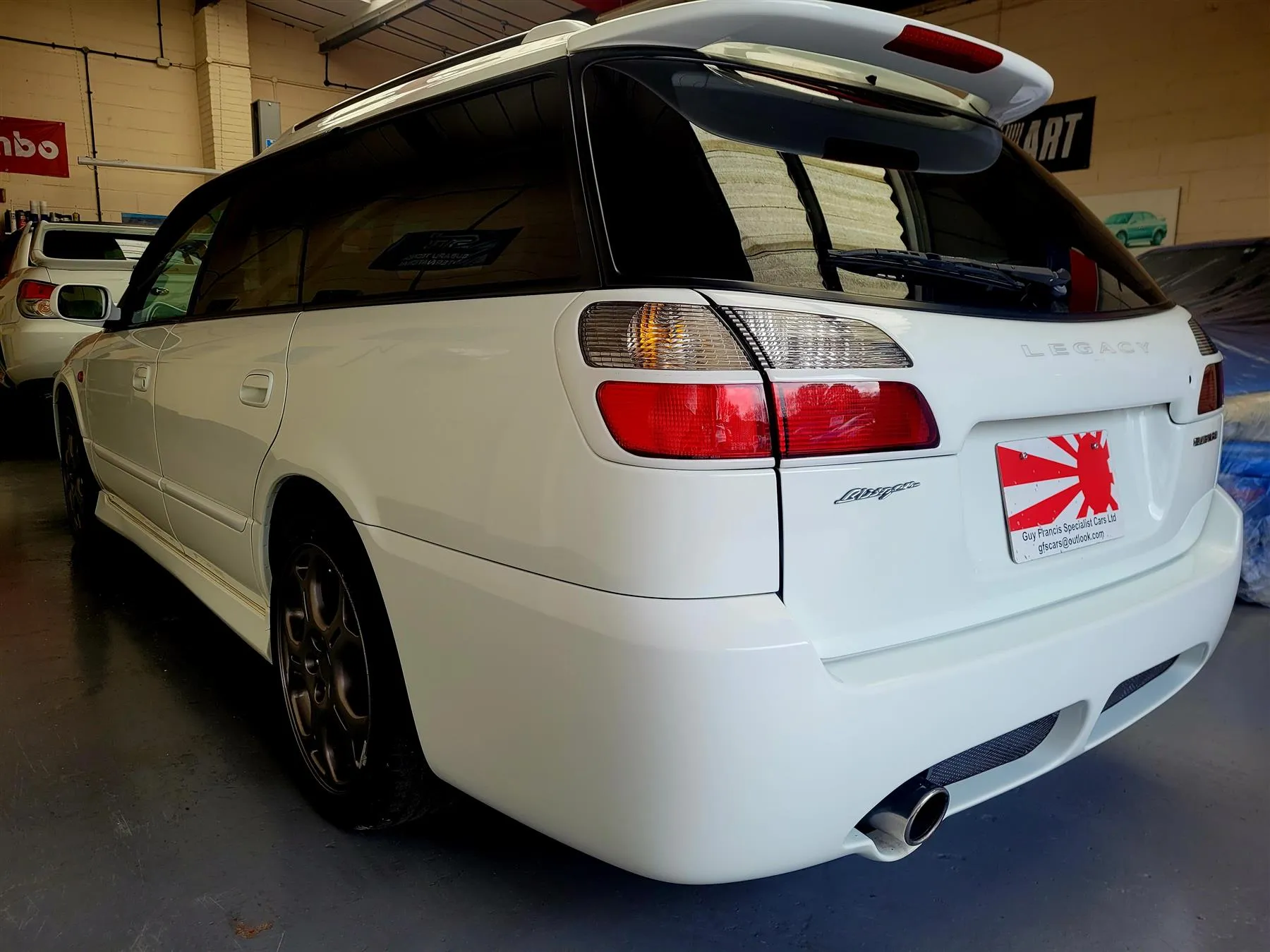 Affiche Publicitaire Vintage Subaru Legacy Blitzen STI Mk3 - Originale Années 90