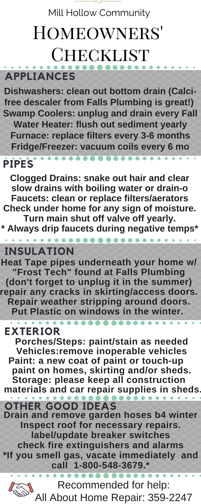How to avoid some common maintenance costs!