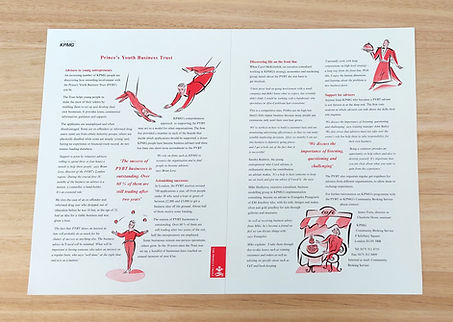 acrobats, cafe waiter, & woman at a cafe table