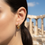 Thumbnail: Greek Meander Hoop Earrings
