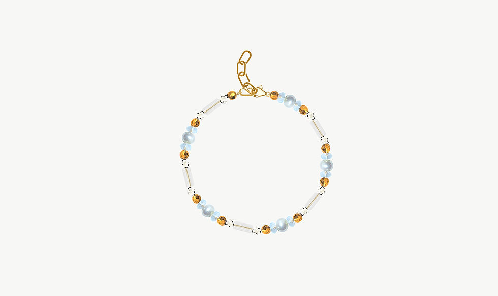 Pearl and Moonstone Bracelet
