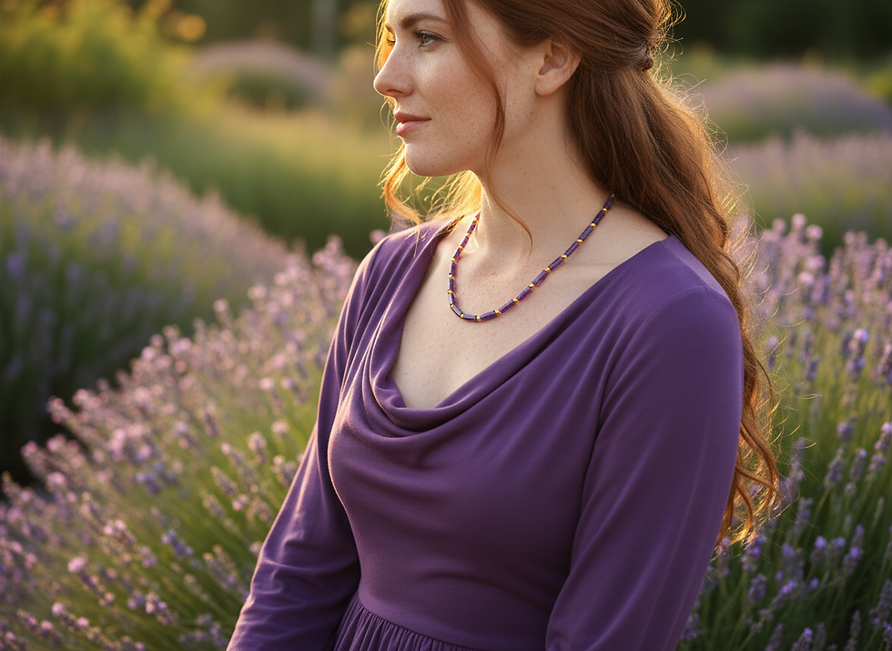 Thumbnail: Amethyst Gemstone Necklace