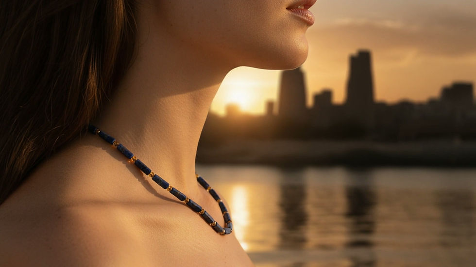 Thumbnail: Lapis Lazuli Gemstone Necklace