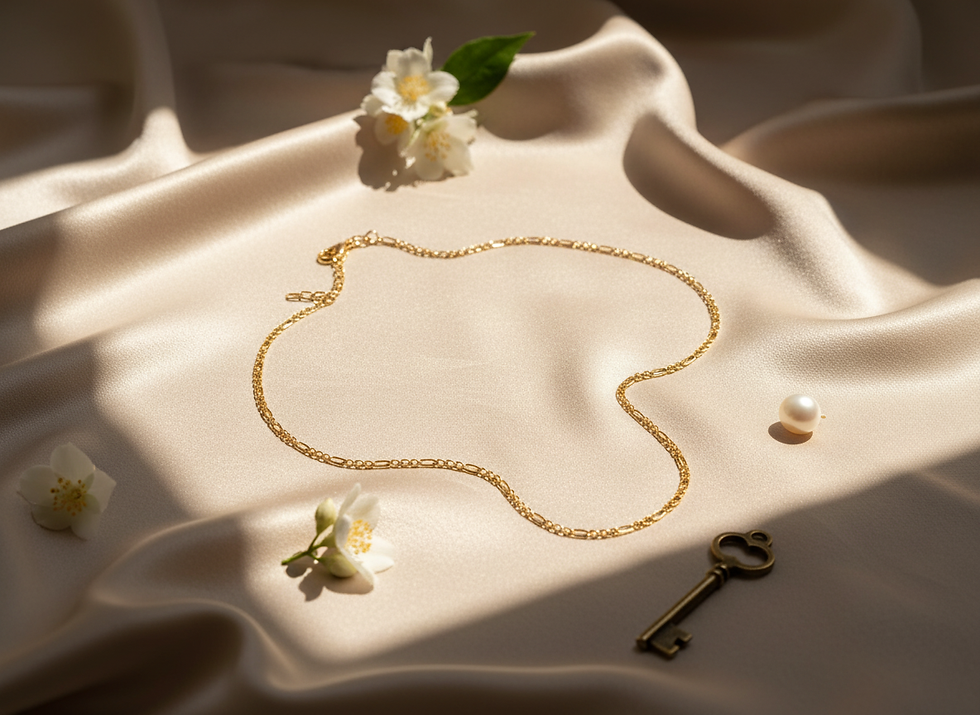 Thumbnail: Thin Figaro Chain