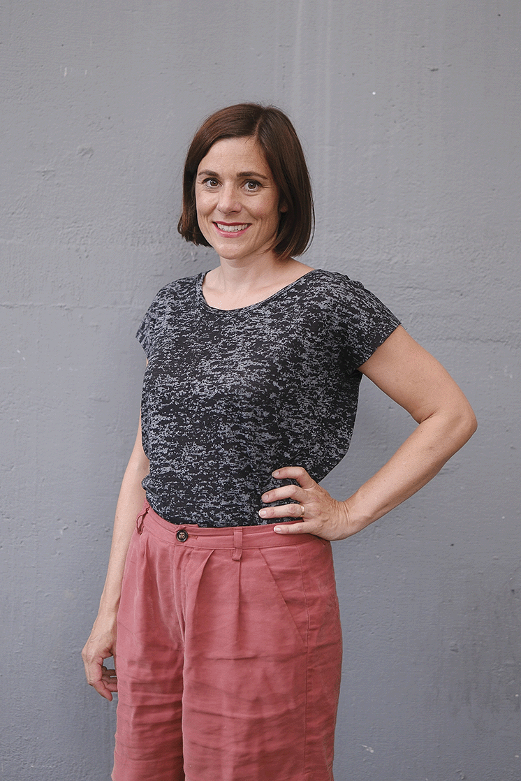 Ein Portrait von der Schauspielerin Bianca Schilter