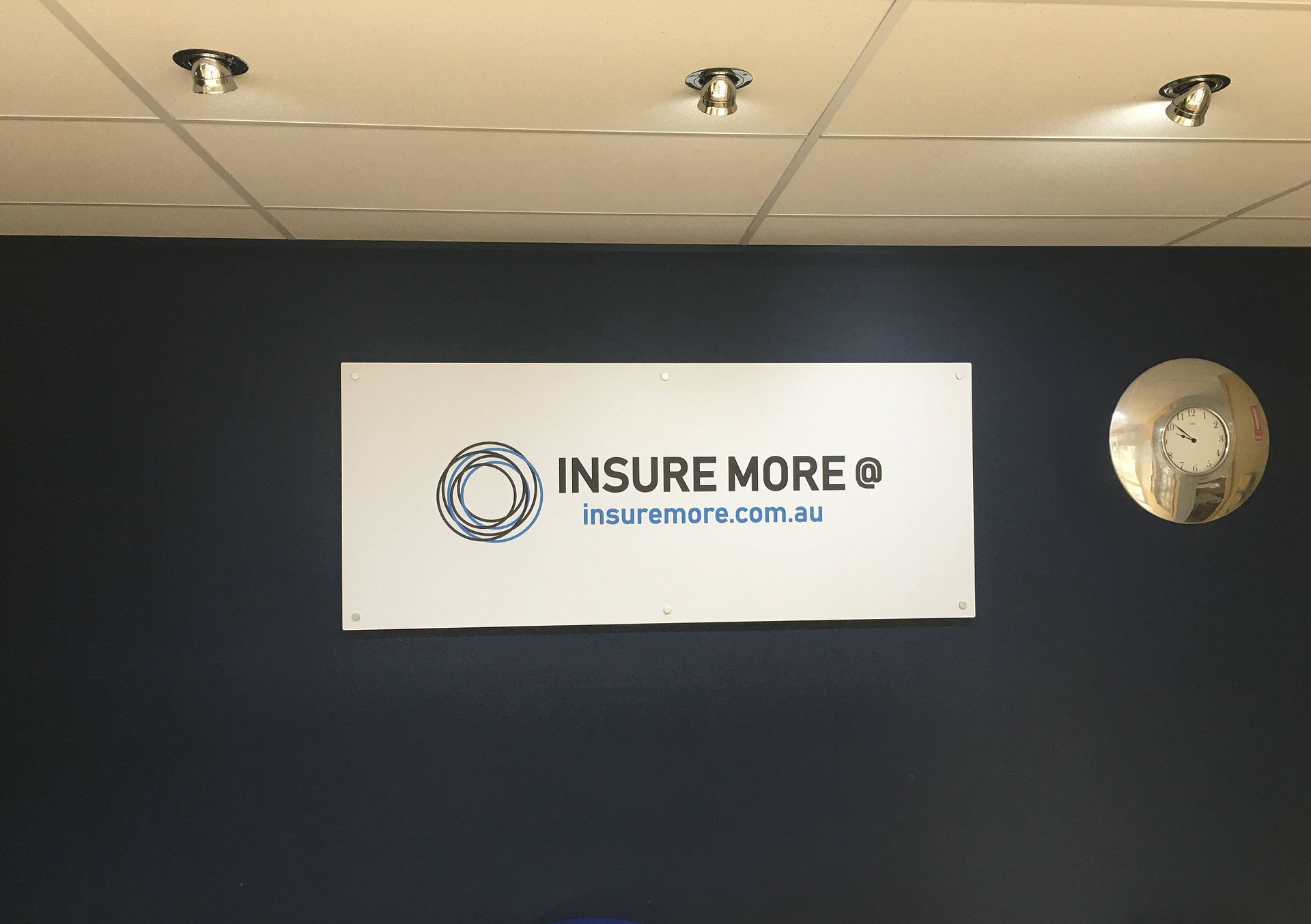 Insure More @ front office sign Forster area Insurance Brokers