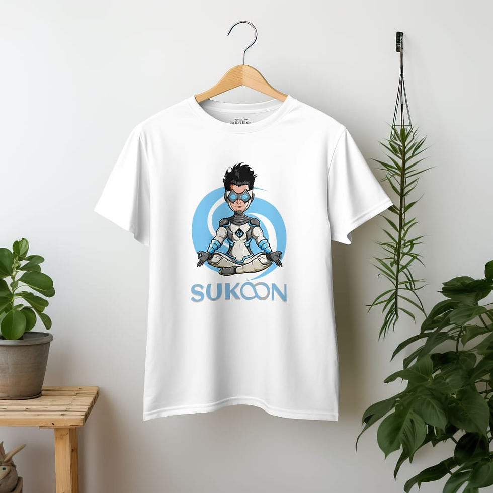 Thumbnail: Stayug Sukoon  Round Neck T-Shirt