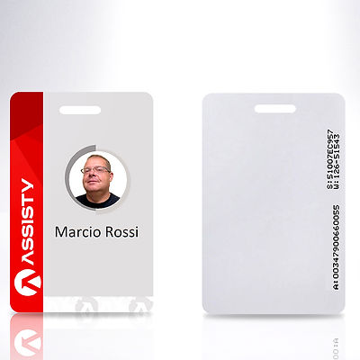 Crachá RFID com chip