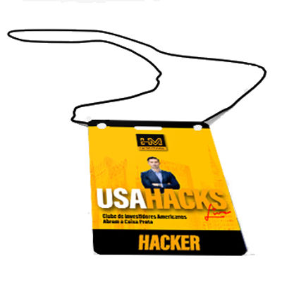 Credencial em PVC para eventos e shows