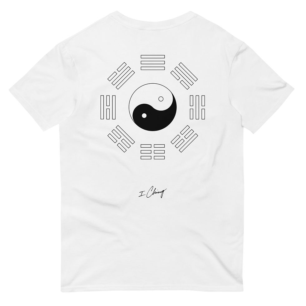 I Ching Sacred Hexagrams T-Shirt White