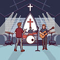 church service clipartwith drums and guitars .jpg