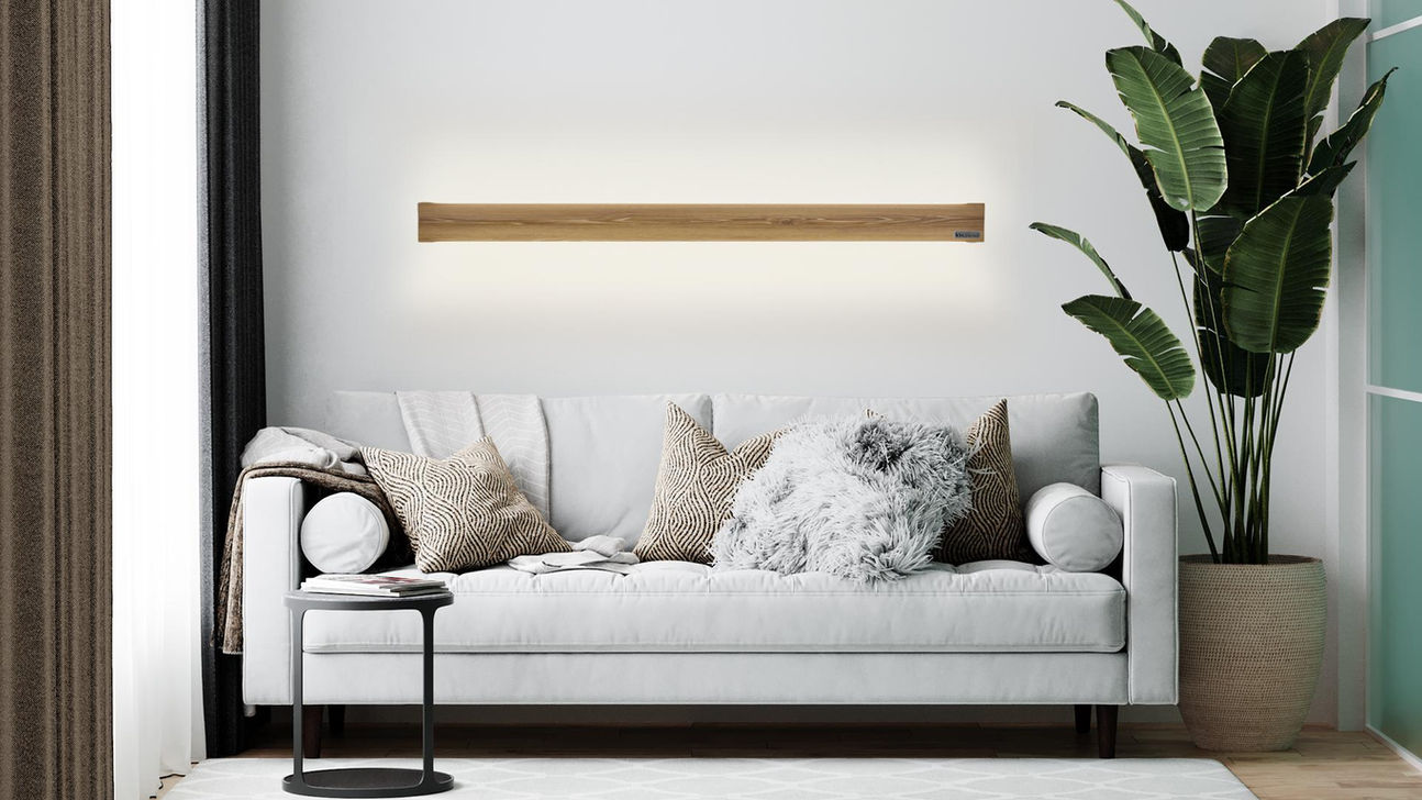 Eichen Holz & Altholz Wandlampe - Linea