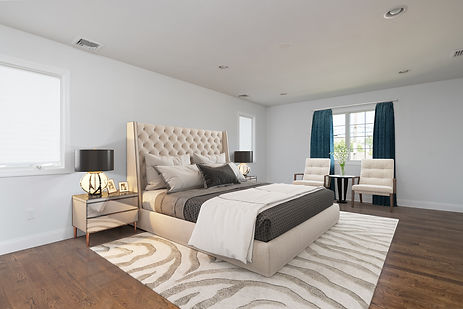 3D Visual E-Design Staging of Bedroom with Furniture by Design Interiors