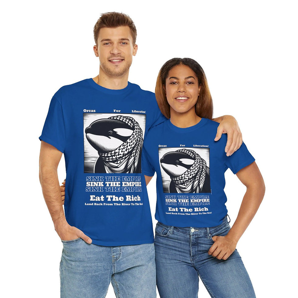Thumbnail: Orca (Wht) Unisex Heavy Cotton Tee
