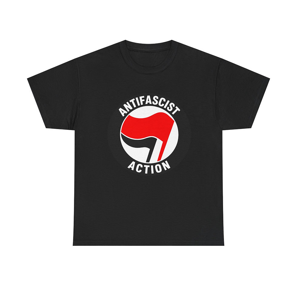 Thumbnail: Antifascist Action Tee | Bold Statement Shirt, Casual Wear, Activist Apparel