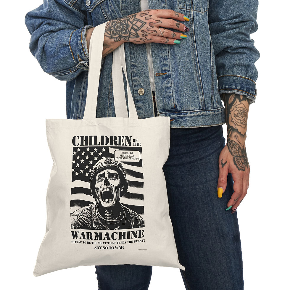 Thumbnail: Children Of The War Machine Tote Bag