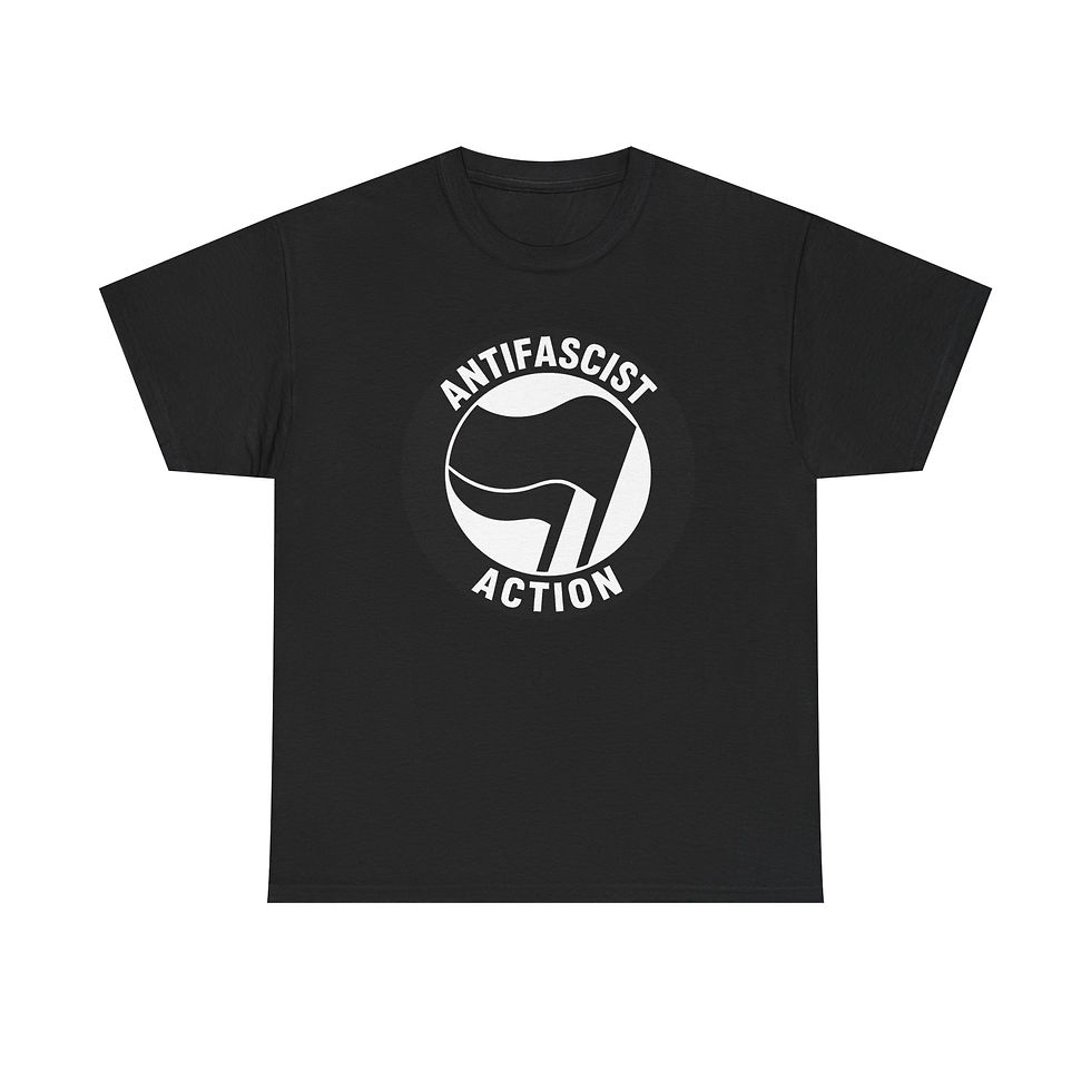 Thumbnail: Anarchist Antifascist Action Tee | Bold Statement Shirt, Casual Wear, Activist