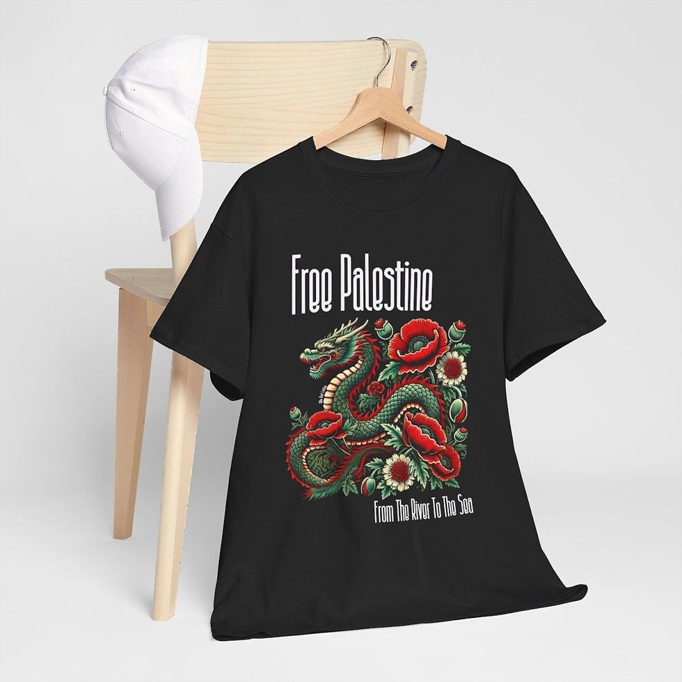 Thumbnail: Dragon of Liberation Unisex Heavy Cotton Tee 