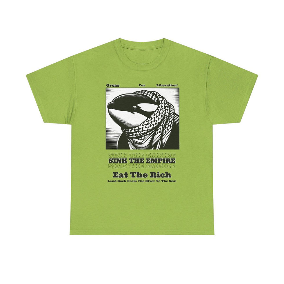 Thumbnail: Orca (Blk) Unisex Heavy Cotton Tee