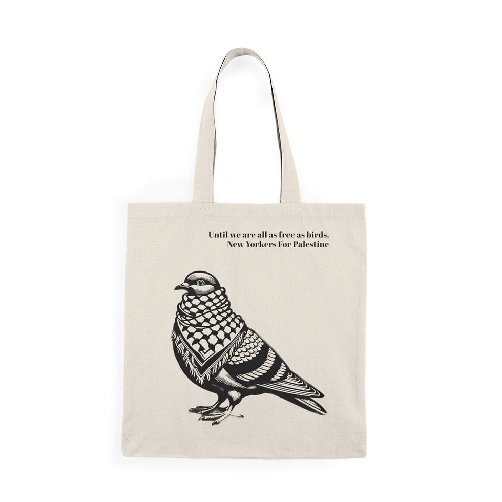 Thumbnail: Free as a bird  Natural Tote Bag