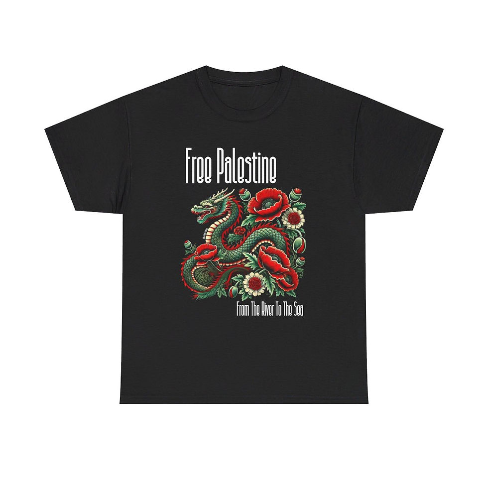 Thumbnail: Dragon of Liberation Unisex Heavy Cotton Tee 