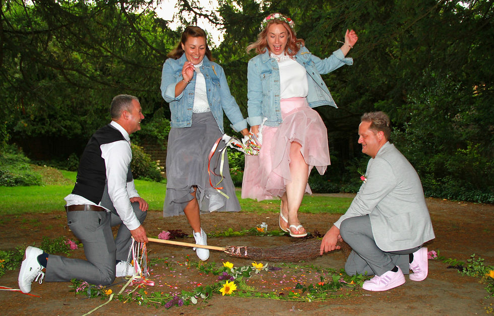 J&B Jumping the broom