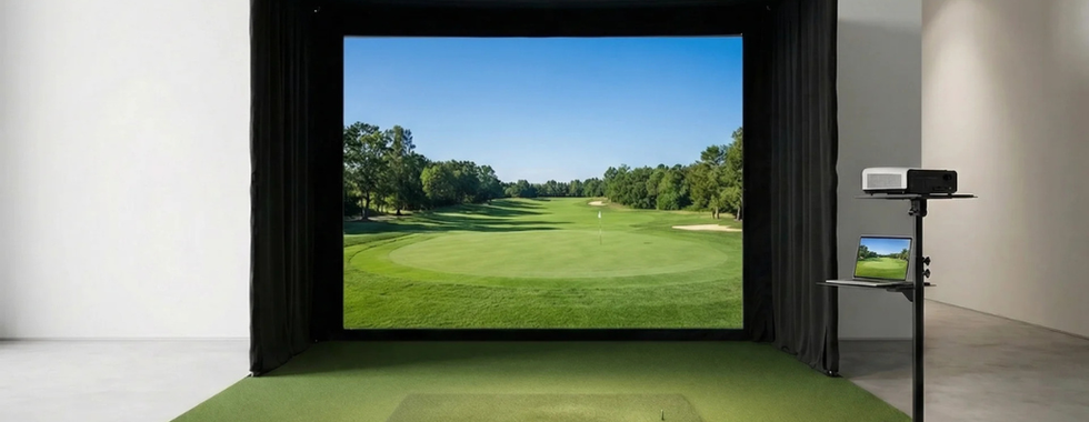 Affordable Indoor Golf Simulator Bundle 